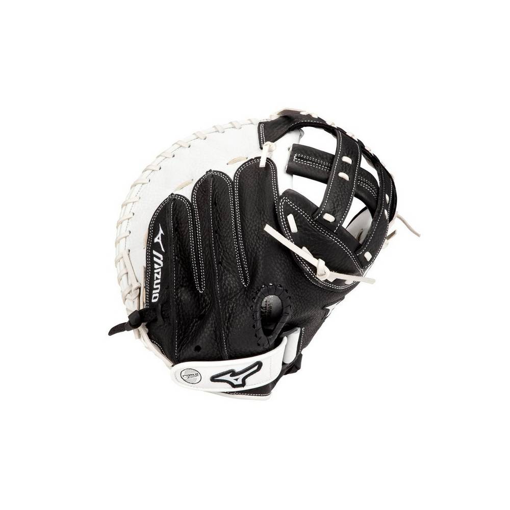 Catchers Mitt Mizuno Softball Franchise Series Fastpitch 34" - Mulher - Pretas - XIACR1753